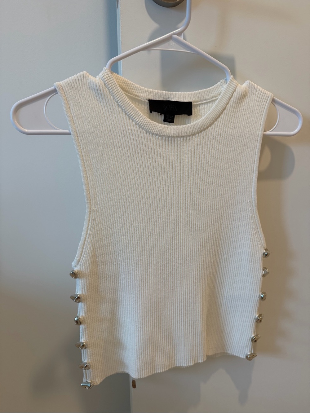 ZARA Ribbed Knit Tank Top - Picture 2 of 5